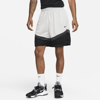 Men's Icon Dri-FIT 8 Basketball Shorts in Grey