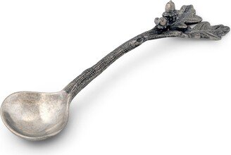 Small Solid Pewter Acorn Ladle, Sauce, Serving Spoon