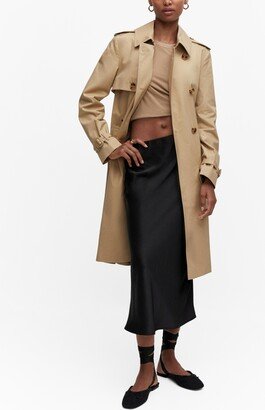 Women's Belt Detail Classic Trench Coat