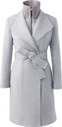 Norita 2-in-1 Double Face Wool Coat With Sash