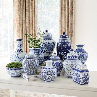 Blue & White Chinoiserie Vase Collection