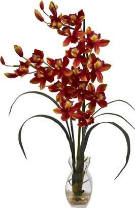 Cymbidium Orchid w/ Vase Arrangement