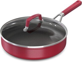 Foodi NeverStick Vivid 3-Quart Saute Pan with Glass Lid