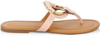 Hana Leather Thong Sandals