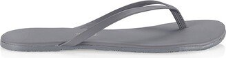 Solids Leather Flip Flops