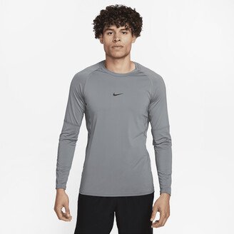 Men's Pro Dri-FIT Slim Long-Sleeve Fitness Top in Grey