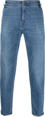 PT Torino Tapered-Leg Cropped Jeans