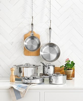 D3 Stainless Steel Cookware Set, 10 Piece