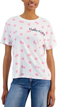 Love Tribe Juniors' Hello Kitty Bow Short-Sleeve T-Shirt