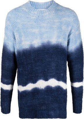 MARANT Cable-Knit Tie-Dye Pattern Jumper