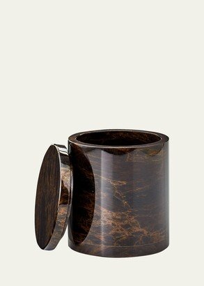 Obsidian Burl Canister