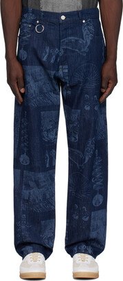 Navy Batia Suter Edition Side Jeans