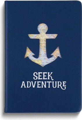 Curata Seek Adventure Blue 6x8in 256 Lined Pages Journal