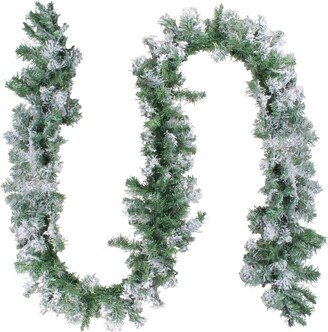 Northlight Flocked Pine Artificial Christmas Garland-Unlit