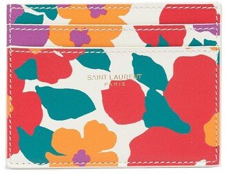 Floral-Print Cardholder