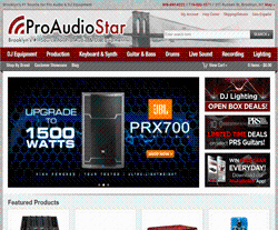 ProAudioStar Promo Codes & Coupons