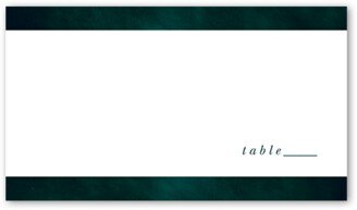 Wedding Place Cards: Cloudy Tints Wedding Place Card, Green, Placecard, Matte, Signature Smooth Cardstock