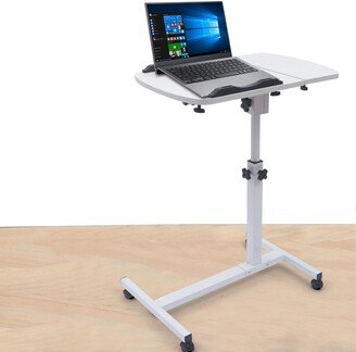 Adjustable-Height Rolling Laptop Desks Computer Stand