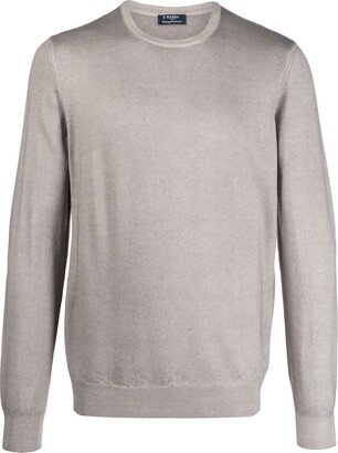 Virgin Wool Crew-Neck Jumper