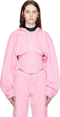 Pink Corseted Hoodie