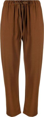 Drawstring Cropped Trousers-AG