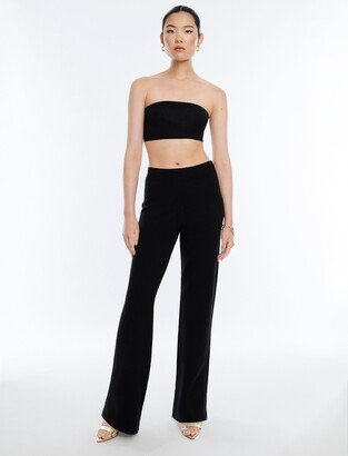 Wide-Leg Sweater Pant-AA