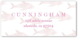 Address Labels: Baby Shark Girl Address Label, Pink, Address Label, Matte