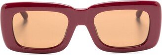 x The Attico Marfa rectangle-frame sunglasses