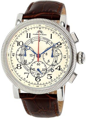 PORSAMO BLEU Men's Phileas Miyota Quartz Watch, 48mm