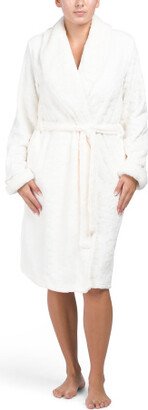 TJMAXX Sculpted Lux Plush Packaged Robe