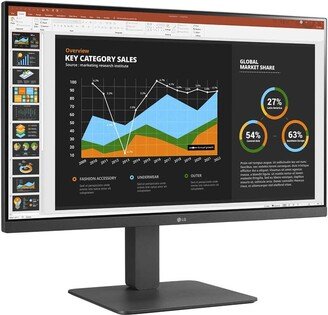 27 in. 1080p 16:9 Ips Monitor with Usb-c, Hdmi & DisplayPort