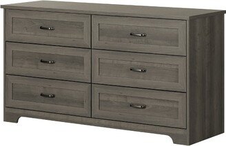 Prairie 6 Drawer Double Dresser