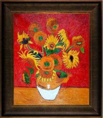 Museum Masters Sunflowers Red By La Pastiche Reproduction