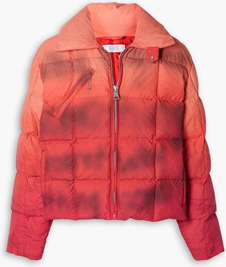 Dégradé quilted shell jacket