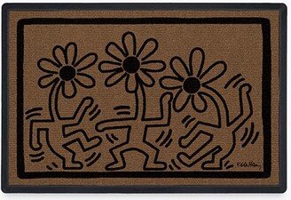 Keith Haring Dancing Daisy Doormat