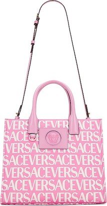 Logo Tote Bag in Pink