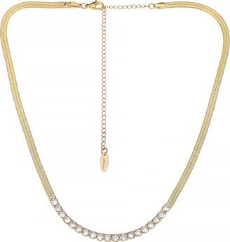 Cubic Zirconia Frontal Necklace