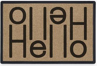 Hello Light Coir Doormat