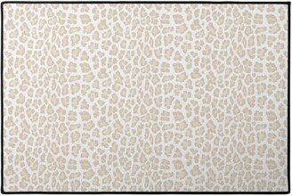 Door Mats: Natural Leopard - Beige Door Mat, Beige