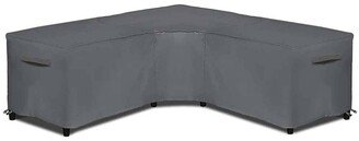 Patio V Shaped Sectional Sofa Cover Waterproof Anti UV Rip Resistant