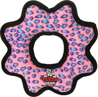 Tuffy Ultimate Gear Ring Pink Leopard, Dog Toy