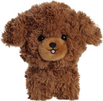 Small Poodle Teddy Pets Playful Plush Toy Brown 7