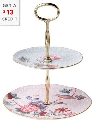 Vera Wang By Cuckoo 2-Tier Cake Stand With $13 Credit-AA