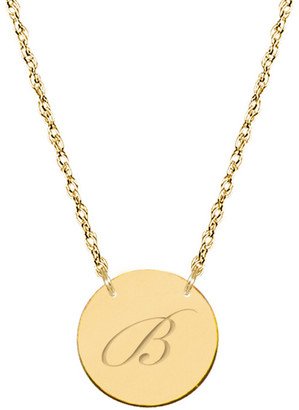 Jane Basch 14K Initial Pendant (A-Z)