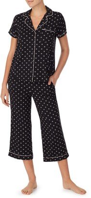 Spade Print Crop Pajamas