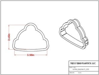 Fast Shipping Winter Beanie 01 Cookie Cutter, Hat Cutter