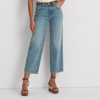 Ralph Lauren High-Rise Wide-Leg Cropped Jean