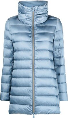 Quilted Padded Parka Coat-AA