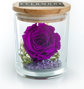 The Evermore® Preserved Purple Rose Personalized Gift - Friendship Gift For Girlfriend Gifts Her Women