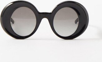 LOEWE Eyewear Oversized Round Acetate Sunglasses